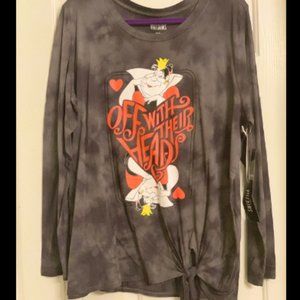 Torrid Alice In Wonderland Queen of Hearts Long Sleeve